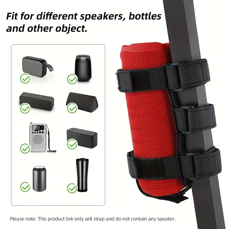 Support d'enceinte portable pour vélo, chariot de golf ou rampe de bateau, réglable et compatible avec la plupart des enceintes Bluetooth sans fil 6