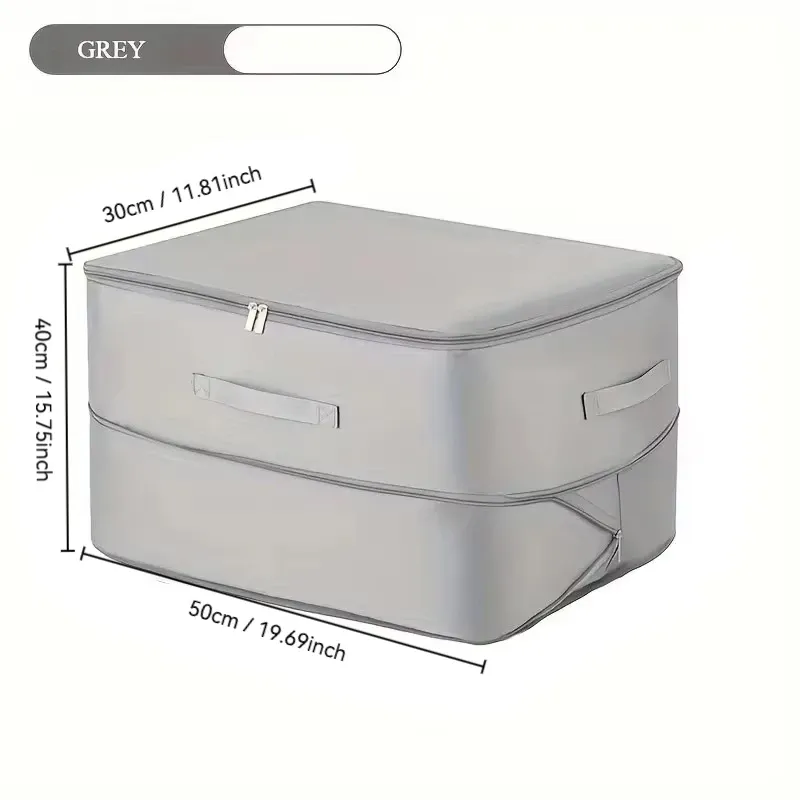 Sac de rangement auto-compressible et robuste pour vêtements, couvertures et édredons 3