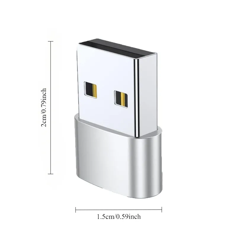 Lecteur de carte mémoire micro SD/TF USB-C OTG avec adaptateur USB-A et indicateur LED pour téléphone portable 8