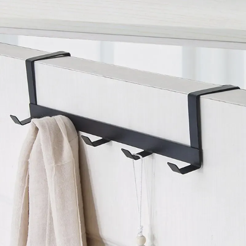 Crochets de porte à 5 branches, porte-manteaux et porte-serviettes pour salle de bain et cuisine 3