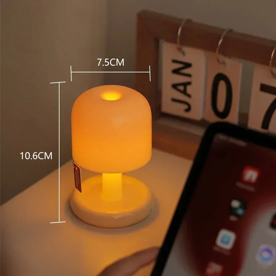Veilleuse projecteur coucher de soleil rechargeable, mini lampe LED de table pour bureau et chambre, lumière d'ambiance pour la décoration intérieure, chevet, bar 9