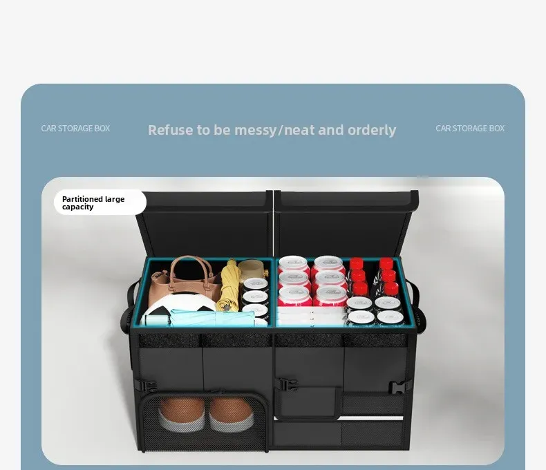 Organisateur de coffre en tissu Oxford imperméable