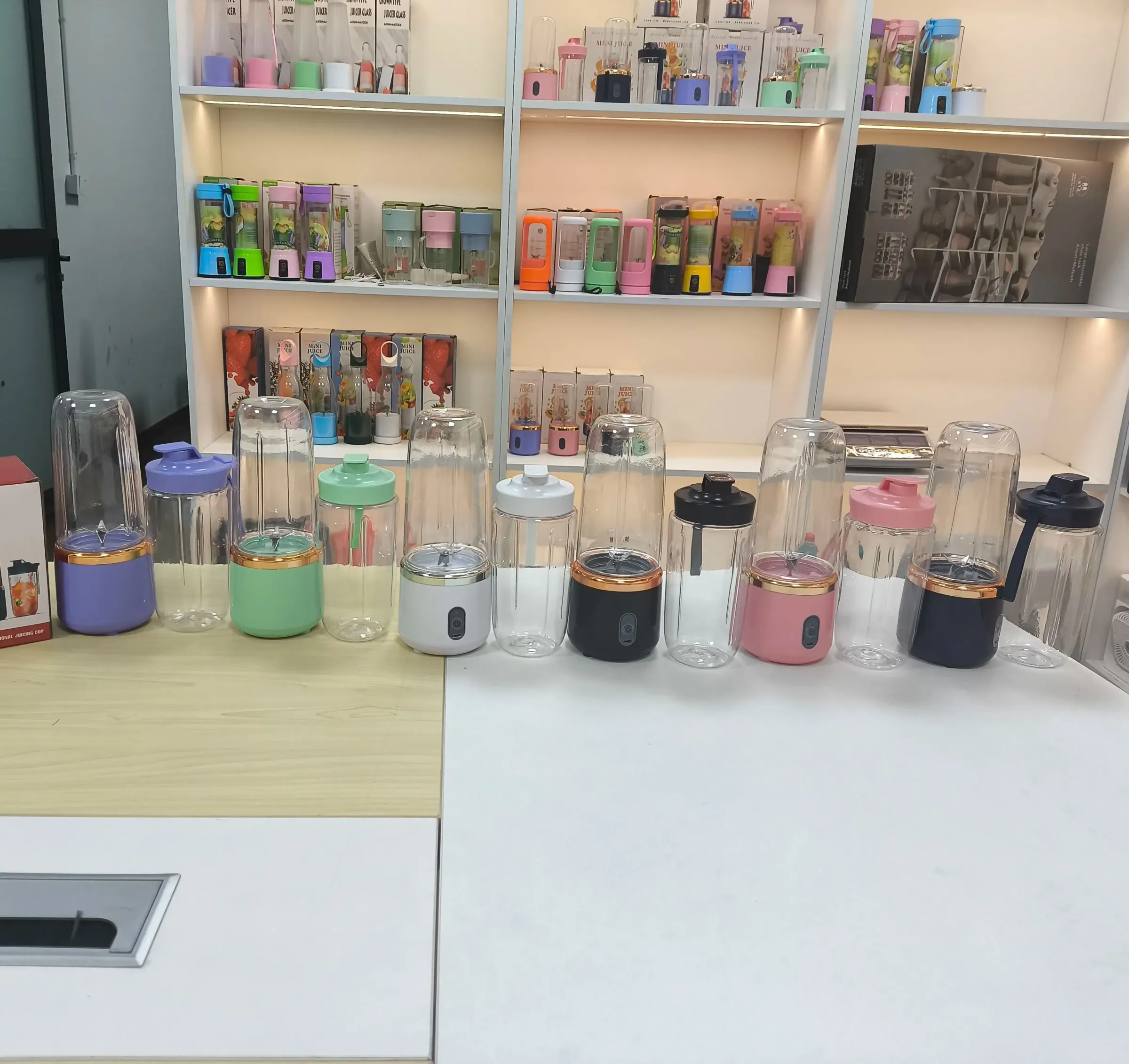 Presse-agrumes électrique portable USB, 400 ml, 6 coloris, mixeur smoothie et milkshake 6