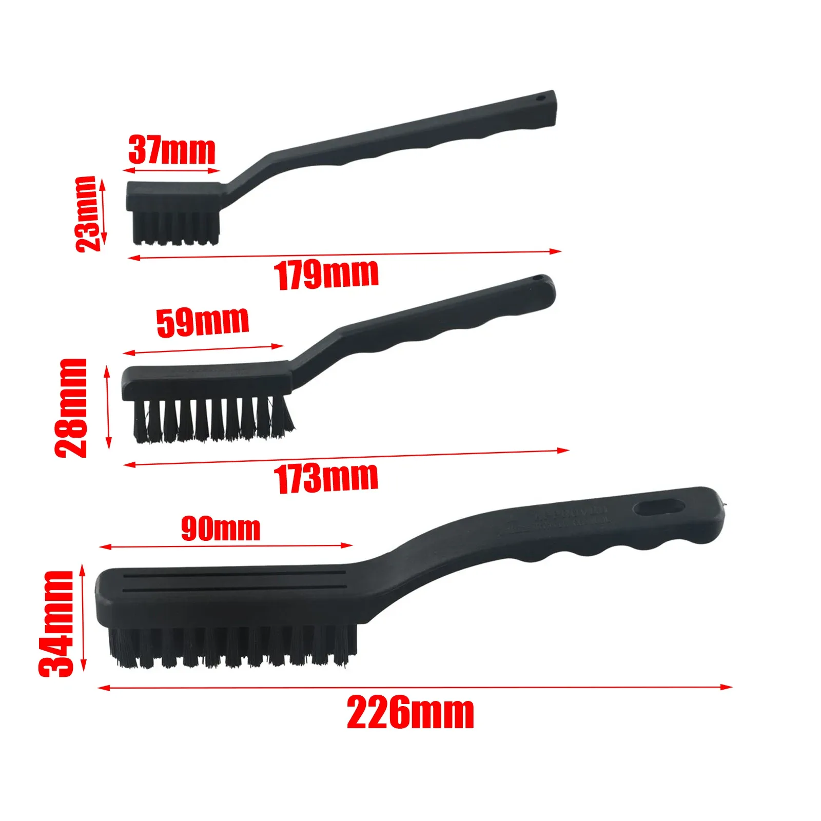 Brosse de nettoyage antistatique pour circuits imprimés (PCB) et composants électroniques - Lot de 1 ou 3 2