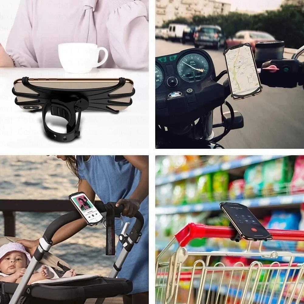 Support de téléphone portable pour vélo et moto, compatible iPhone, Samsung et Xiaomi 4
