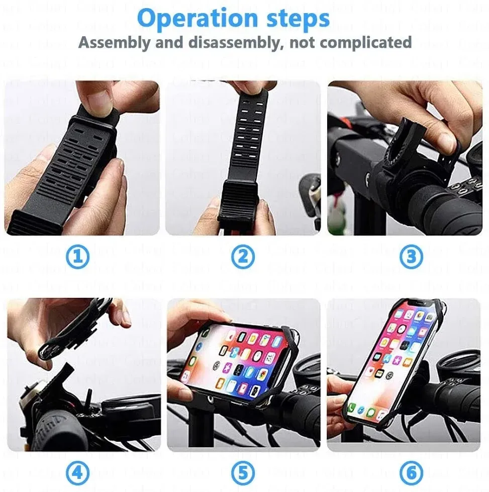 Support de téléphone pour vélo et moto, vue finale