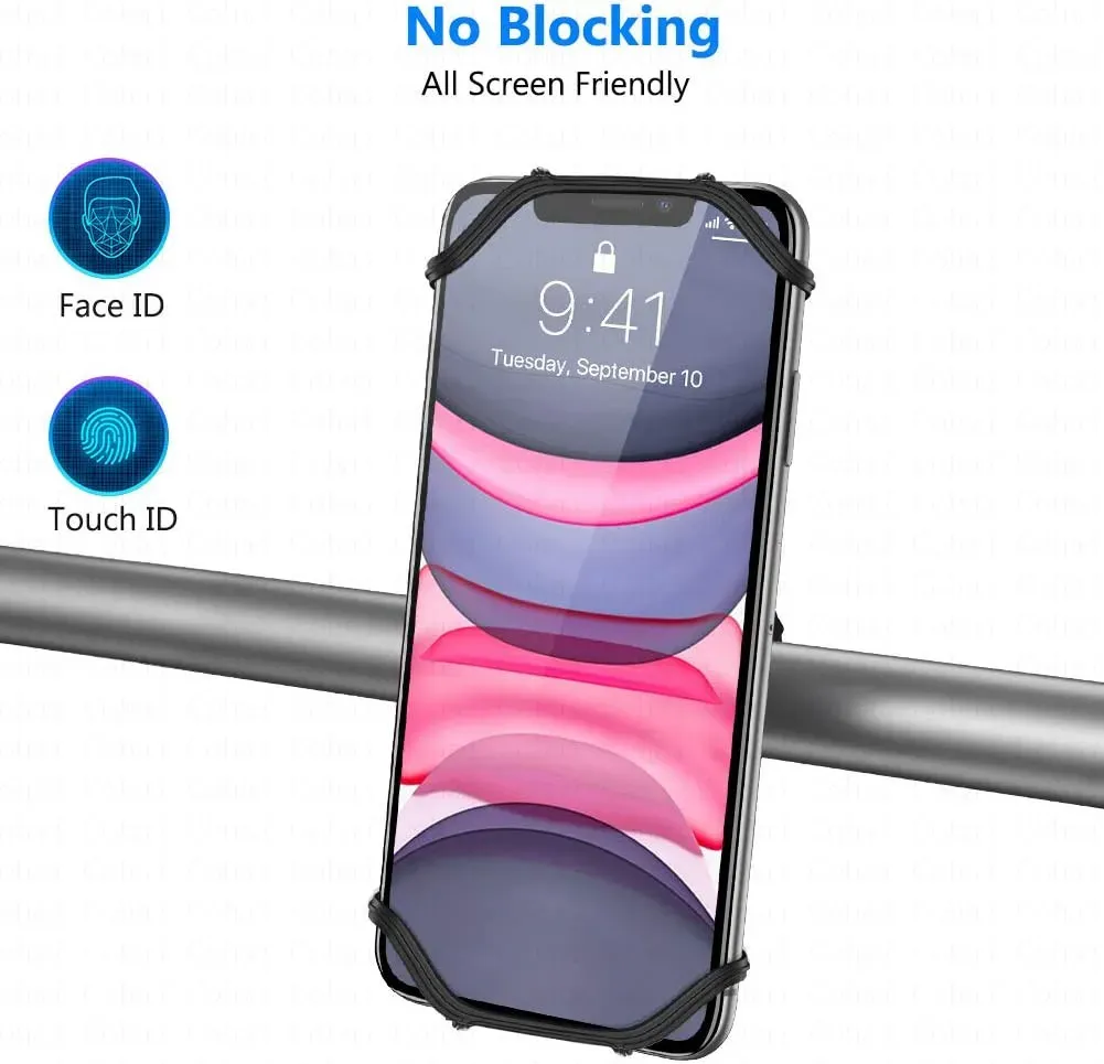 Détail du support de téléphone pour deux-roues