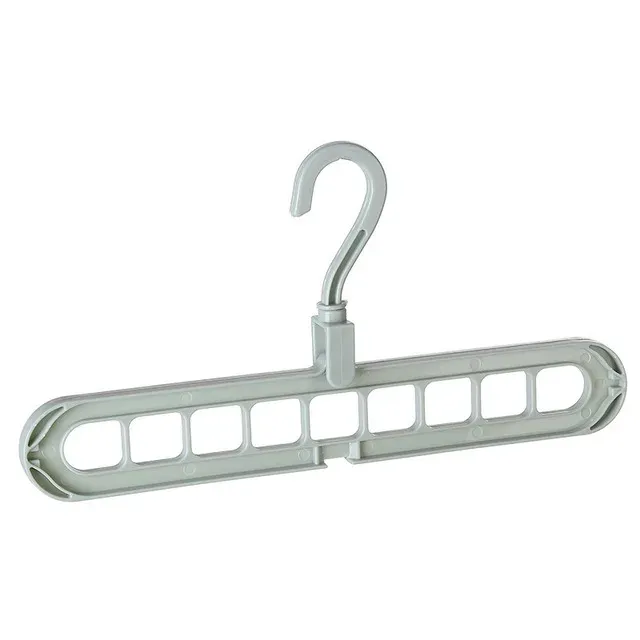 Organisateur de cintres à 9 trous, gain de place, cintres magiques pliants multifonctions, supports de séchage, rangement de vêtements et d'écharpes 10