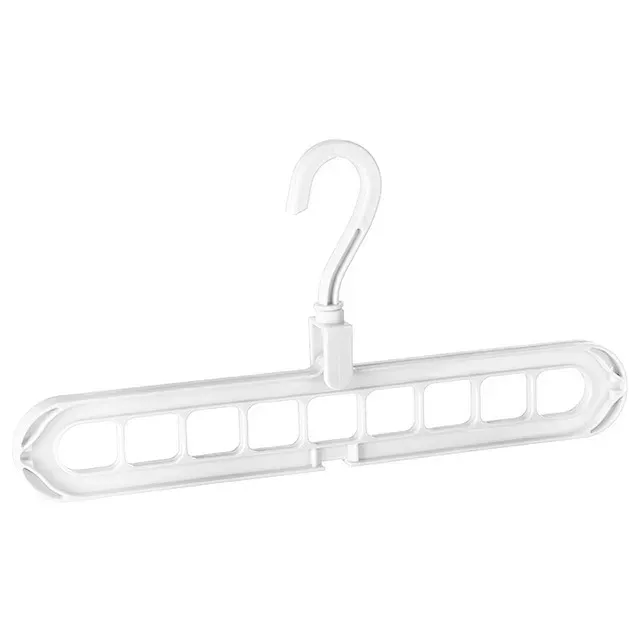 Organisateur de cintres à 9 trous, gain de place, cintres magiques pliants multifonctions, supports de séchage, rangement de vêtements et d'écharpes 9