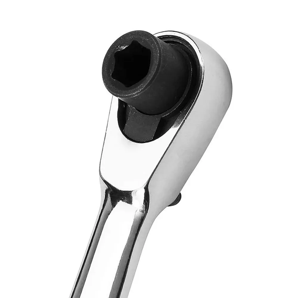 Mini clé à cliquet double tête, design ergonomique