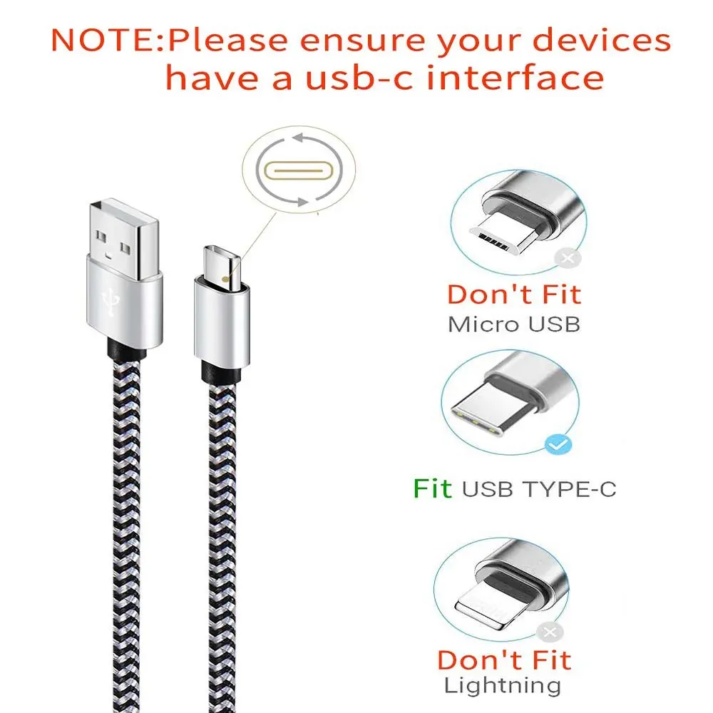Câble USB Type-C avec smartphone