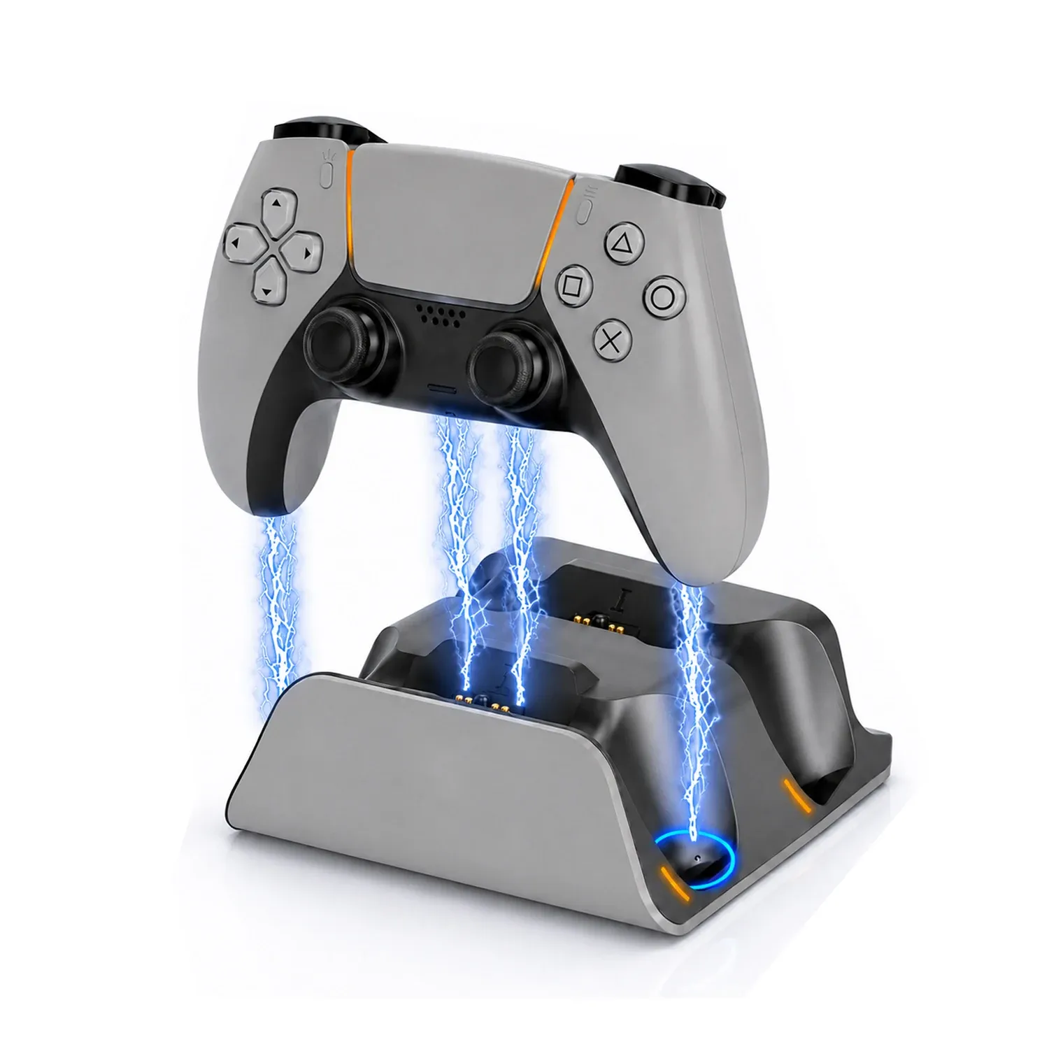 Station de charge rapide double pour manettes PS5 sans fil