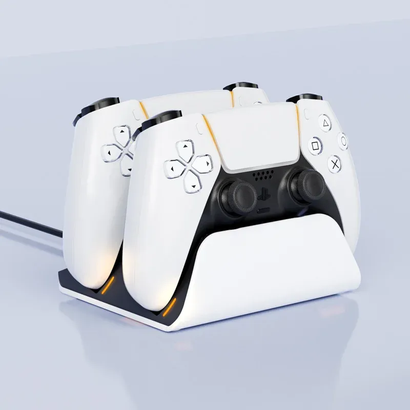 Station de charge pour manettes PS5, détail des emplacements