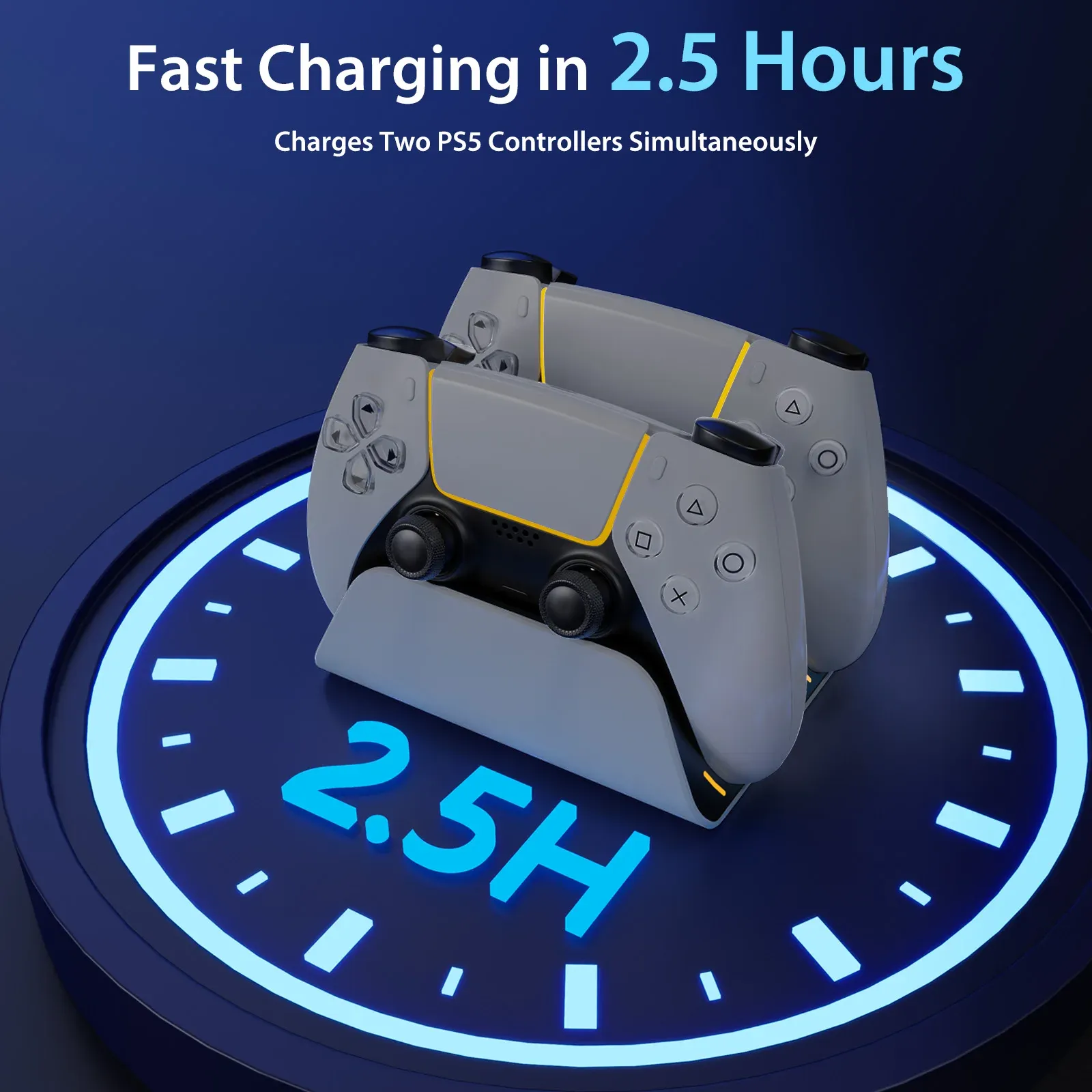 Station de charge pour manettes PS5, détail du design