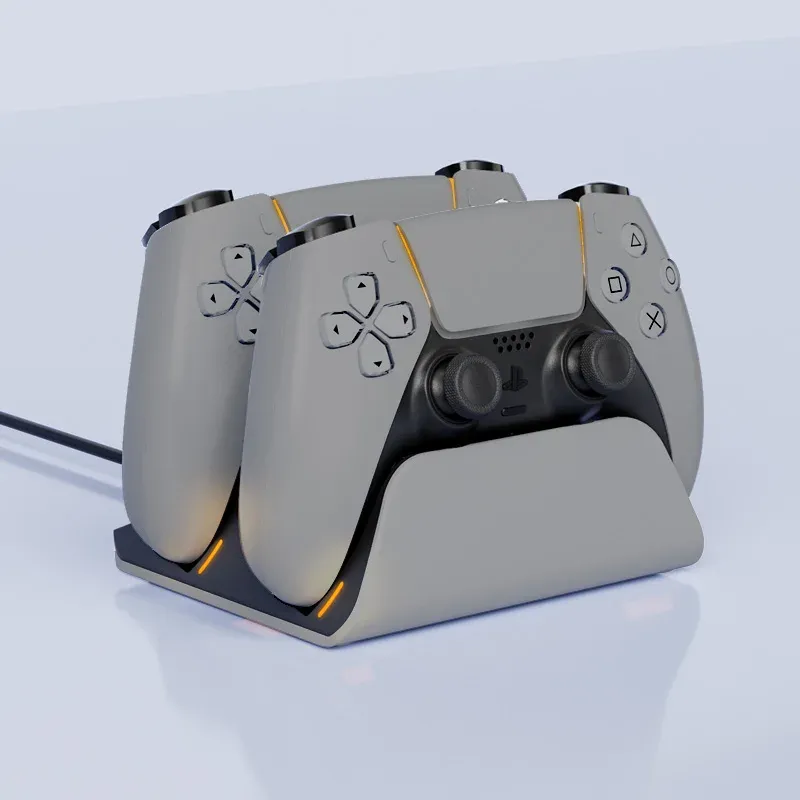 Station de charge rapide double pour manettes PS5 sans fil 7