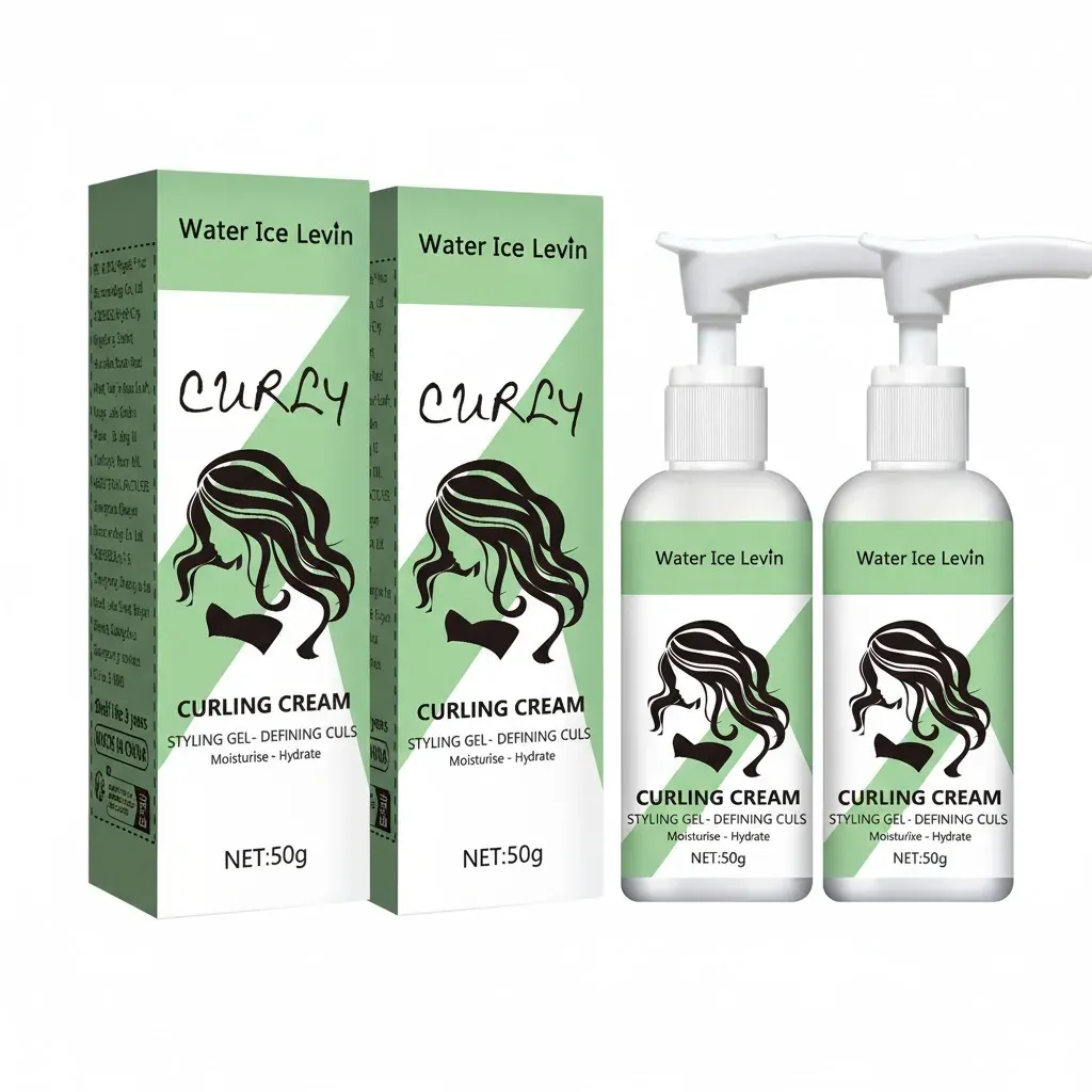 Crème à friser Water Ice Levin : boucles définies, hydratées et rebondissantes 8