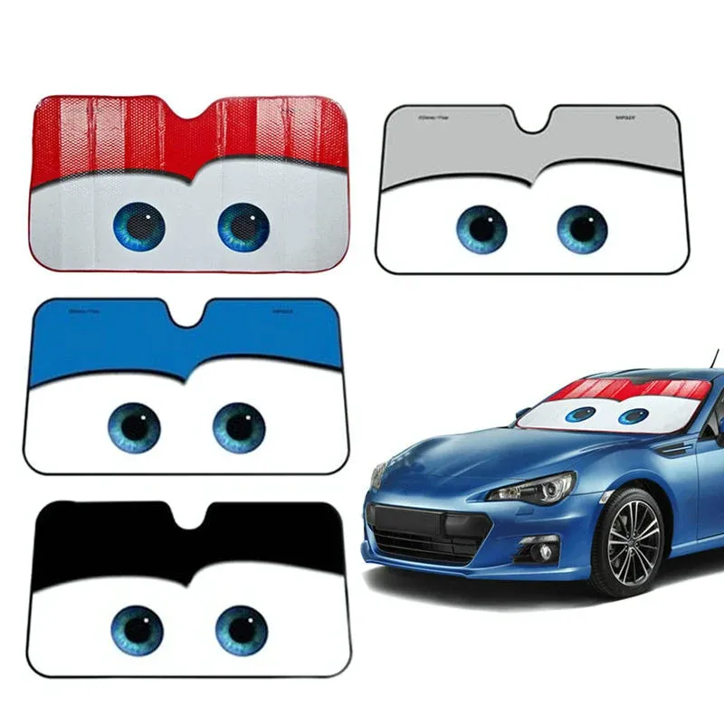 Pare-soleil de voiture 6 couleurs, à ventouses pour pare-brise, pare-soleil de fenêtre latérale et de pare-brise, protection solaire universelle 4
