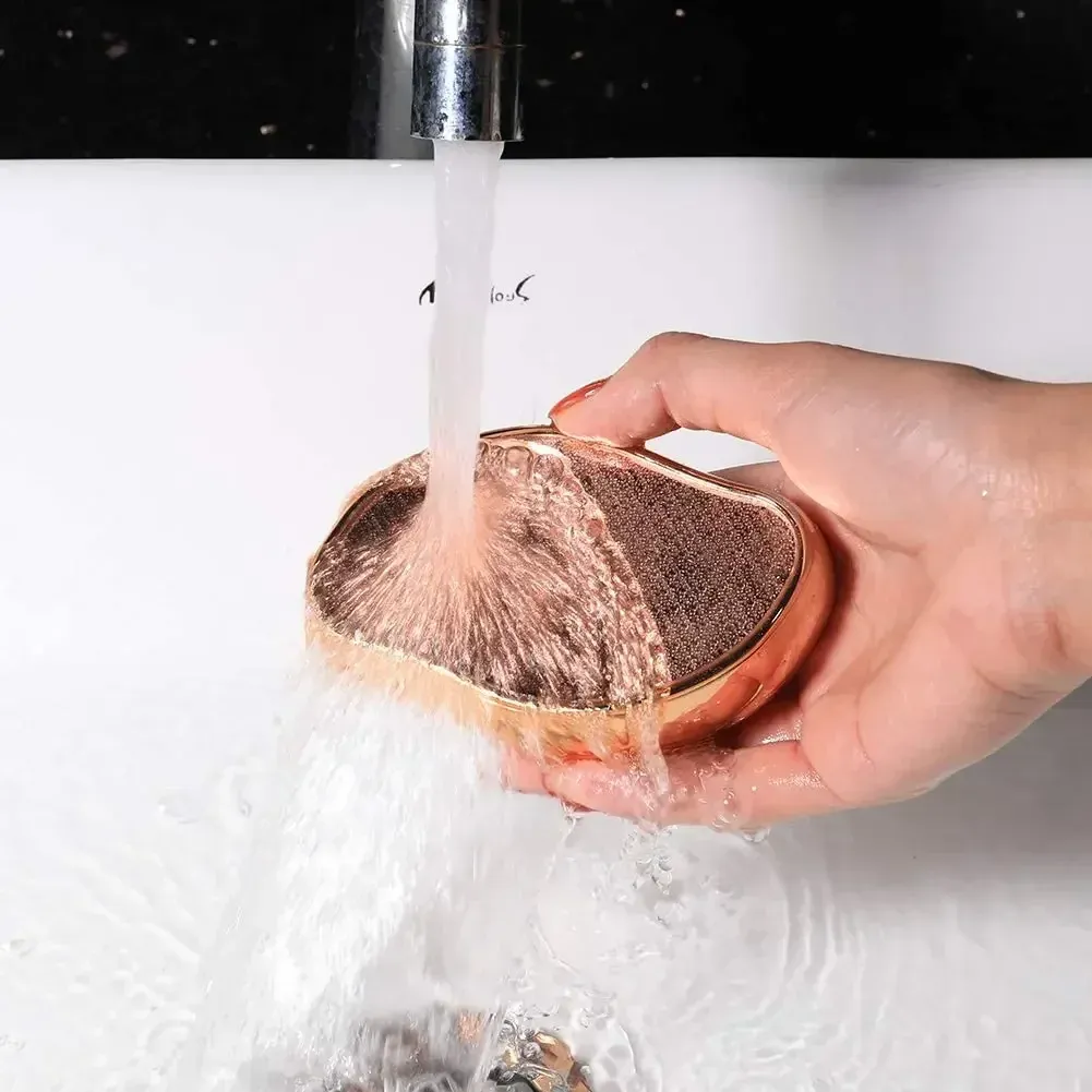 Lime à pieds en verre nano, détail de la surface