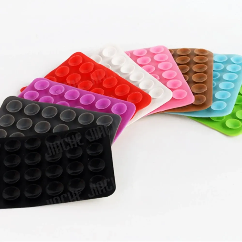Support de téléphone portable à ventouse en silicone, pour voiture, universel et antidérapant