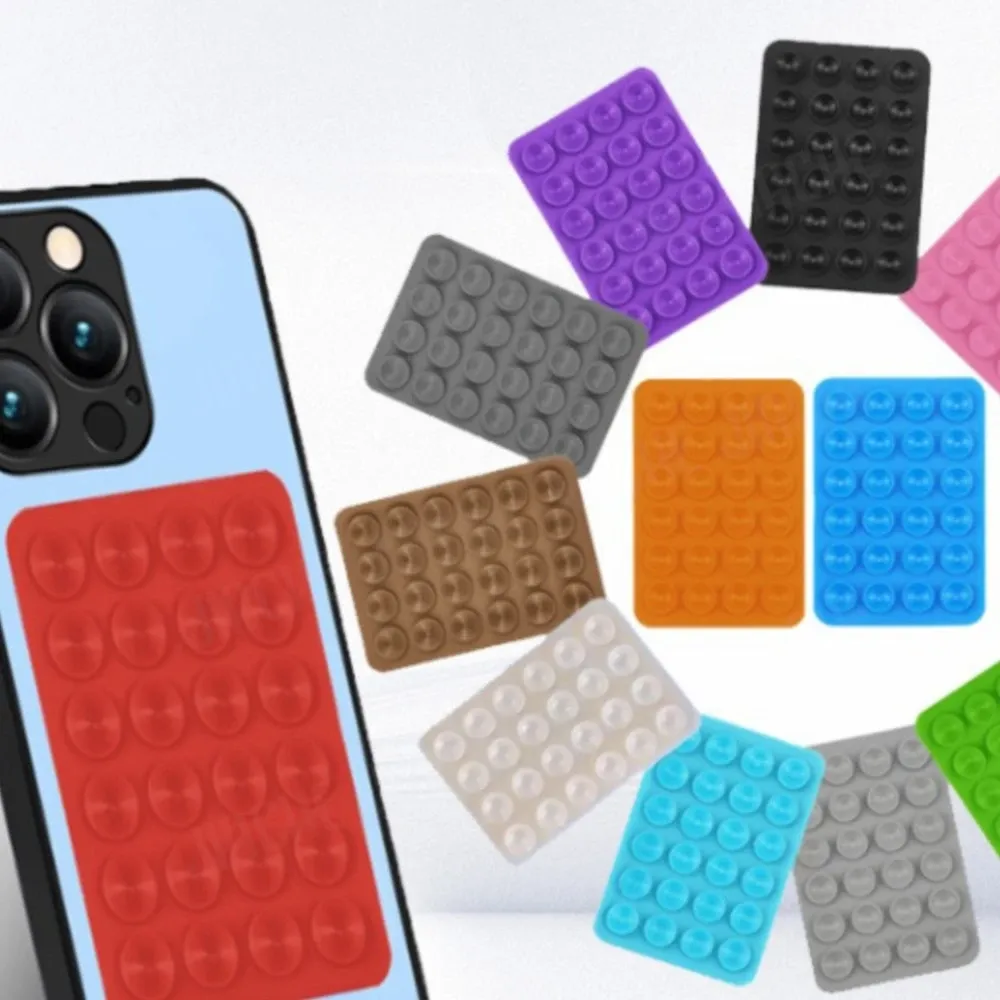 Support de téléphone portable à ventouse en silicone, pour voiture, universel et antidérapant 2