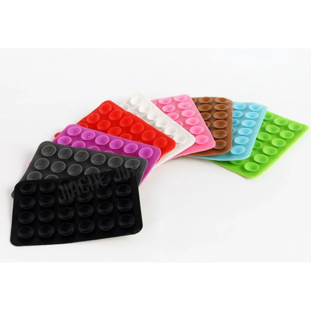 Support de téléphone portable à ventouse en silicone, pour voiture, universel et antidérapant 4