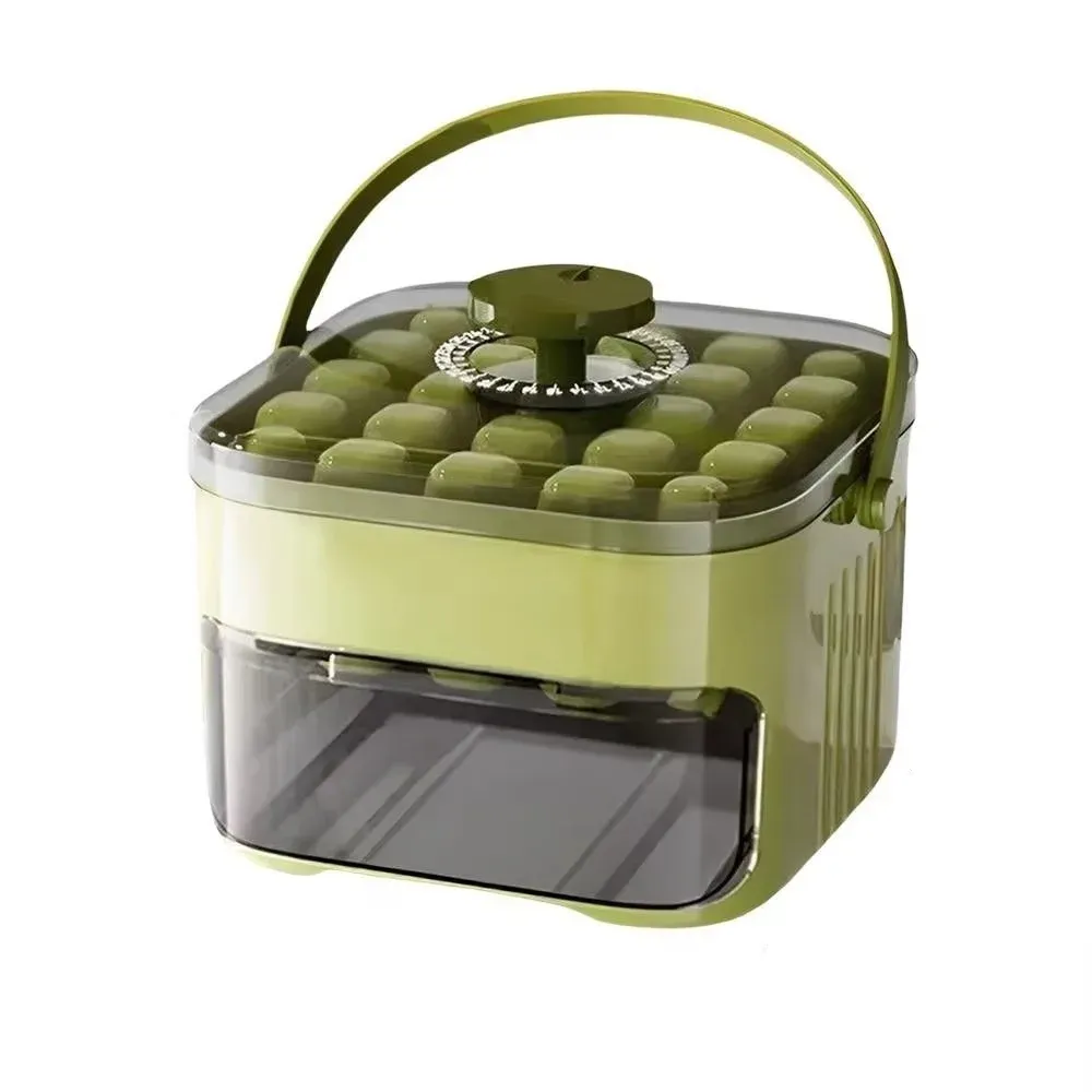 Machine à glaçons portable 50 cubes avec couvercle à pression, grande capacité et bac de stockage 10