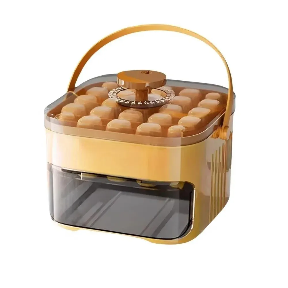 Machine à glaçons portable 50 cubes avec couvercle à pression, grande capacité et bac de stockage 9