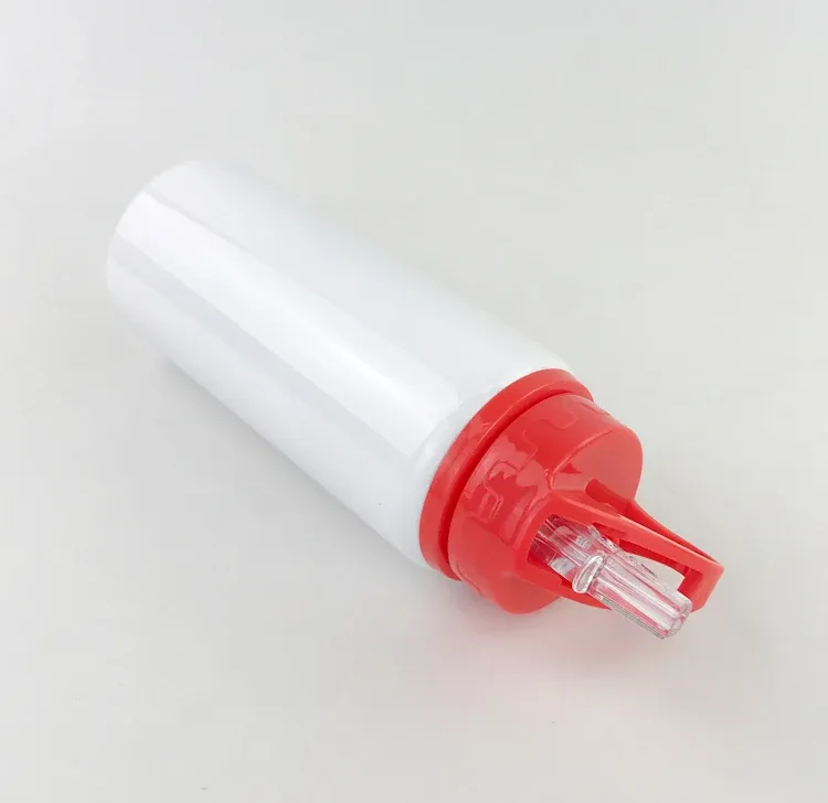 Bouteille en aluminium avec paille 600 ml, personnalisable avec logo ou photo 5