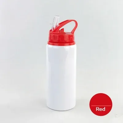 Bouteille en aluminium avec paille 600 ml, personnalisable avec logo ou photo 10