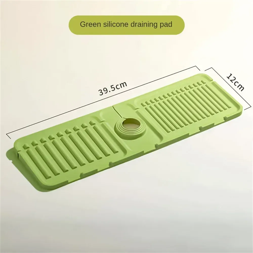 Tapis de drainage pliable en silicone pour robinet