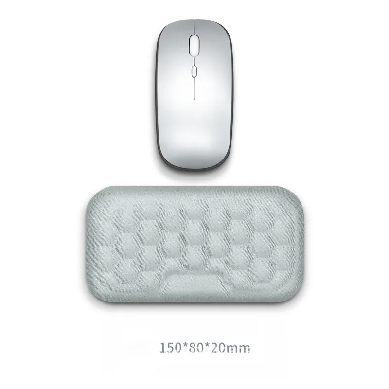 Détail du repose-poignet pour clavier et souris