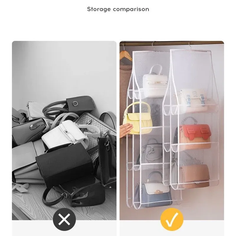 Rangement suspendu pour sacs et accessoires