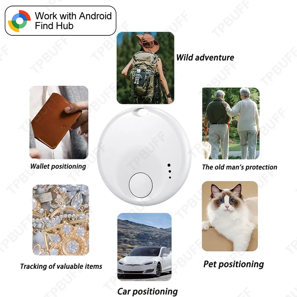 Traceur GPS Google Find My pour Android, traqueur d'activité intelligent, appareil connecté portable, Android Finder Tag, traceur électronique intelligent pour voiture 5
