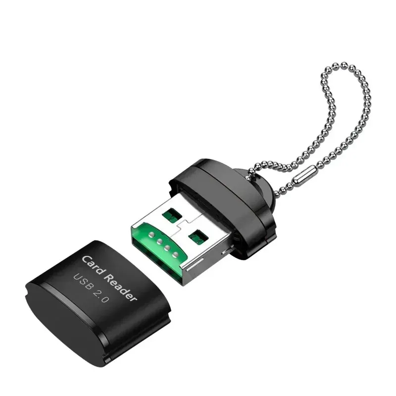 Lecteur de carte mémoire USB 2.0 Micro SD/TF haute vitesse, mini adaptateur pour téléphone portable et accessoires d'ordinateur portable 7
