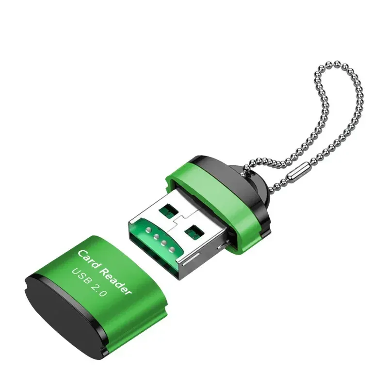 Lecteur de carte mémoire USB 2.0 Micro SD/TF haute vitesse, mini adaptateur pour téléphone portable et accessoires d'ordinateur portable 8