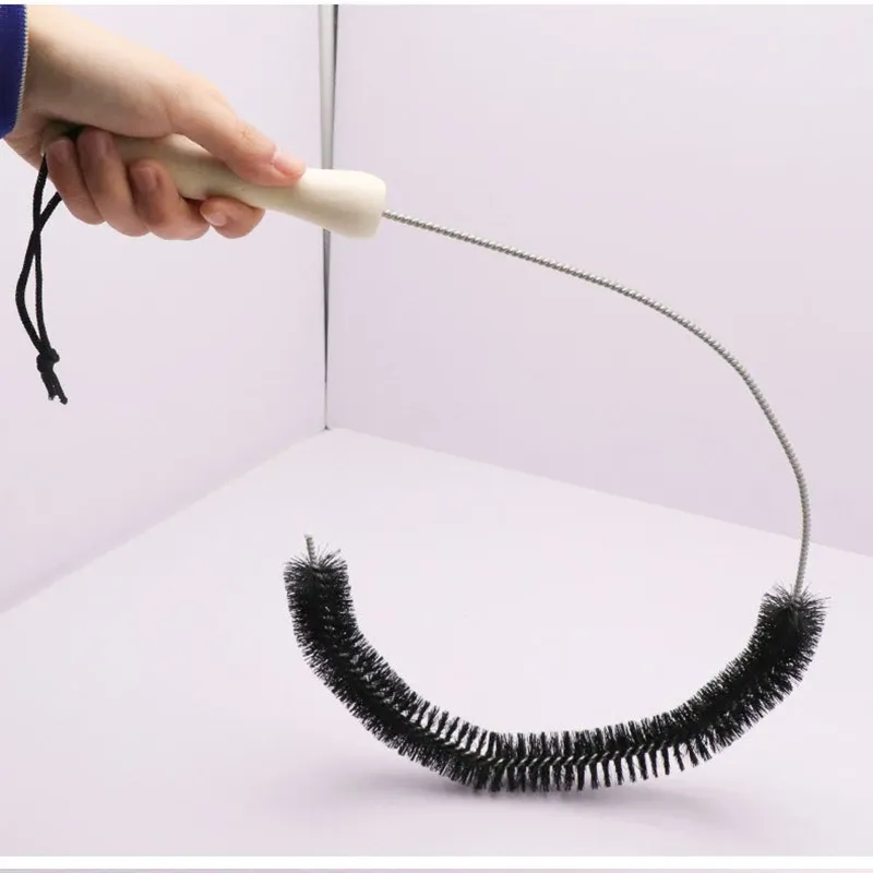 Kit de nettoyage pour conduit de sécheuse avec brosses flexibles pour serpentins de réfrigérateur et outils de nettoyage des évents 4