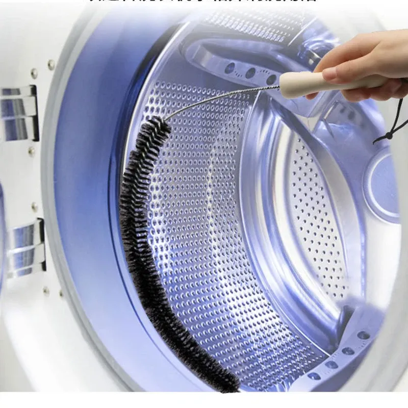 Brosse pour conduit de sécheuse en utilisation