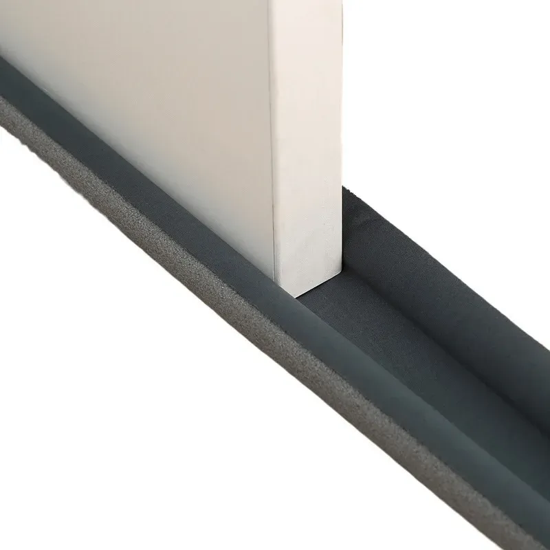 Bouchon d'étanchéité flexible pour bas de porte, protection contre les courants d'air, la poussière et le vent 5