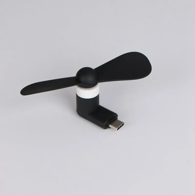 Mini ventilateur portable créatif pour téléphone, ventilateur de refroidissement USB rechargeable, compatible USB-C 9