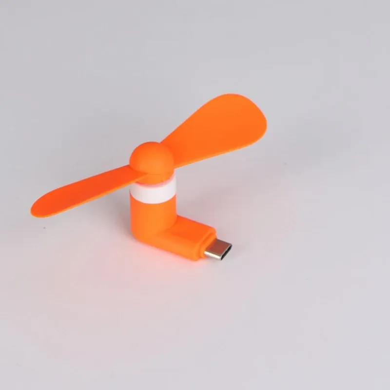 Mini ventilateur portable créatif pour téléphone, ventilateur de refroidissement USB rechargeable, compatible USB-C 11