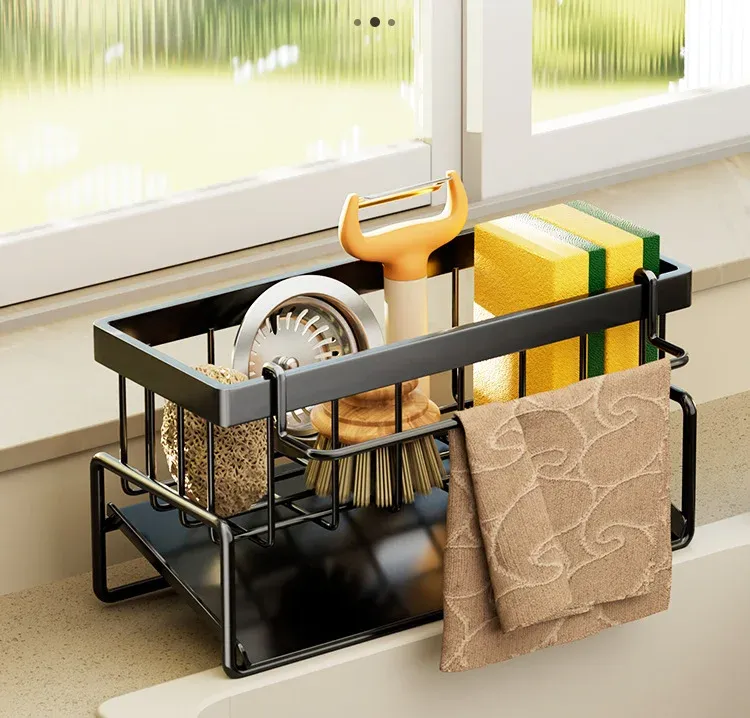Rangement de cuisine en acier inoxydable