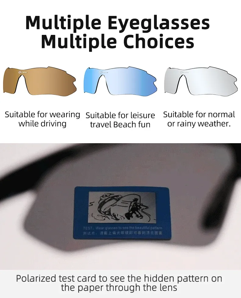 Lunettes ROCKBROS, vue de détail