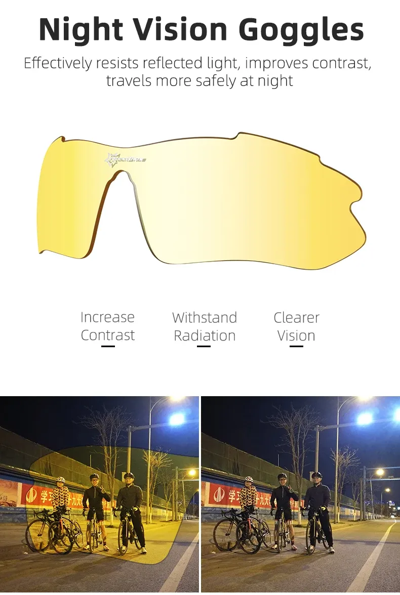 Lunettes ROCKBROS, vue de détail