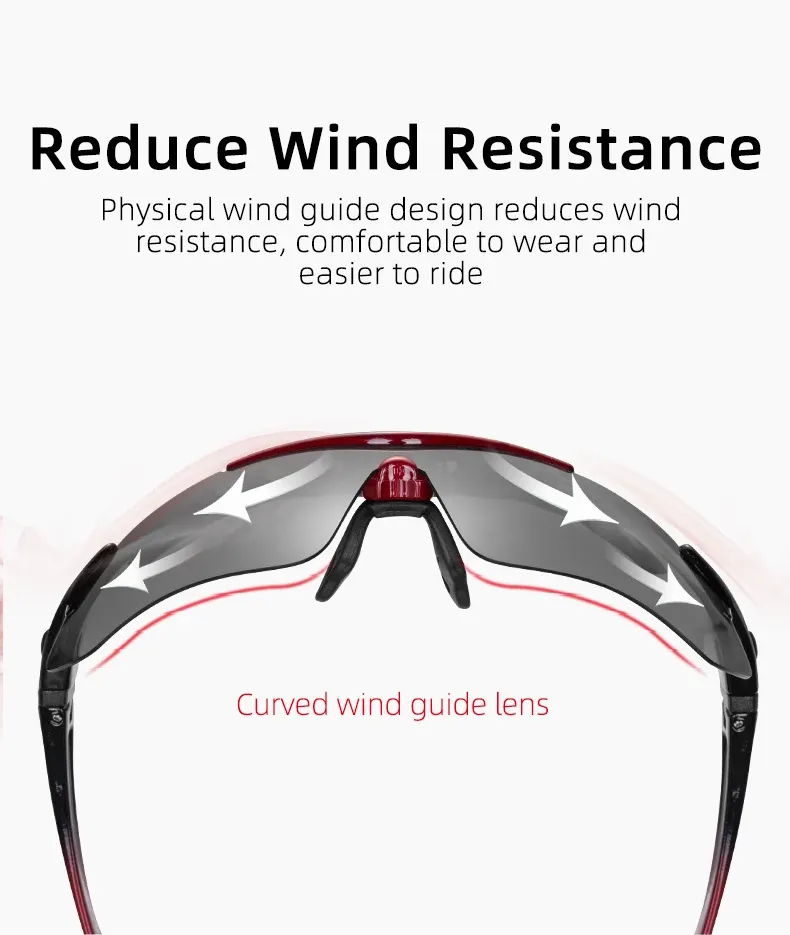 Lunettes ROCKBROS, vue de détail