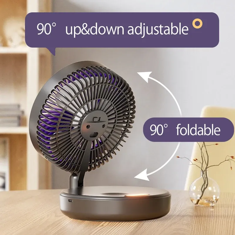 Ventilateur mural pliable portable, mise en situation
