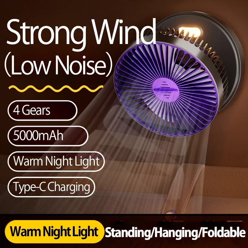 Ventilateur mural pliable portable, usage quotidien