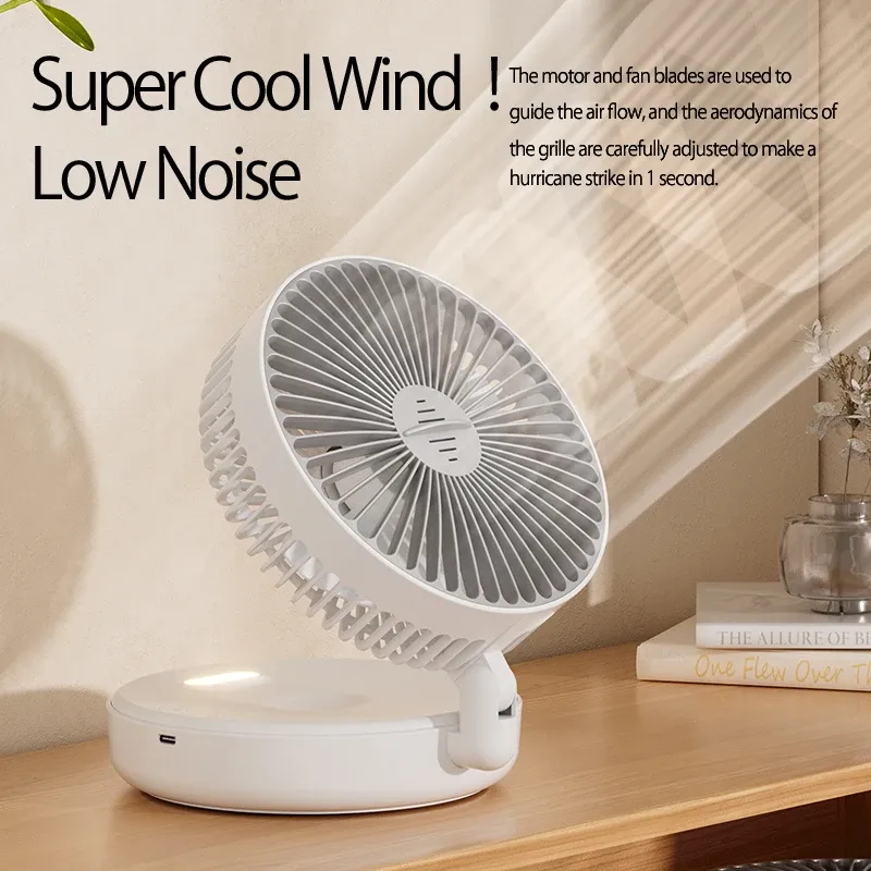 Ventilateur mural pliable portable, détail