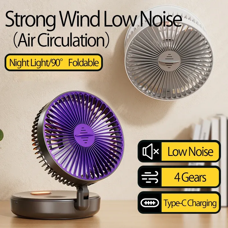 Ventilateur mural pliable portable, détail