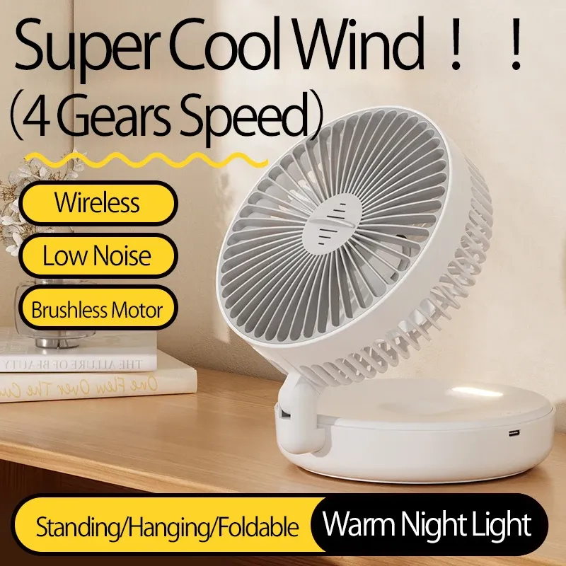 Ventilateur mural pliable portable, mise en situation