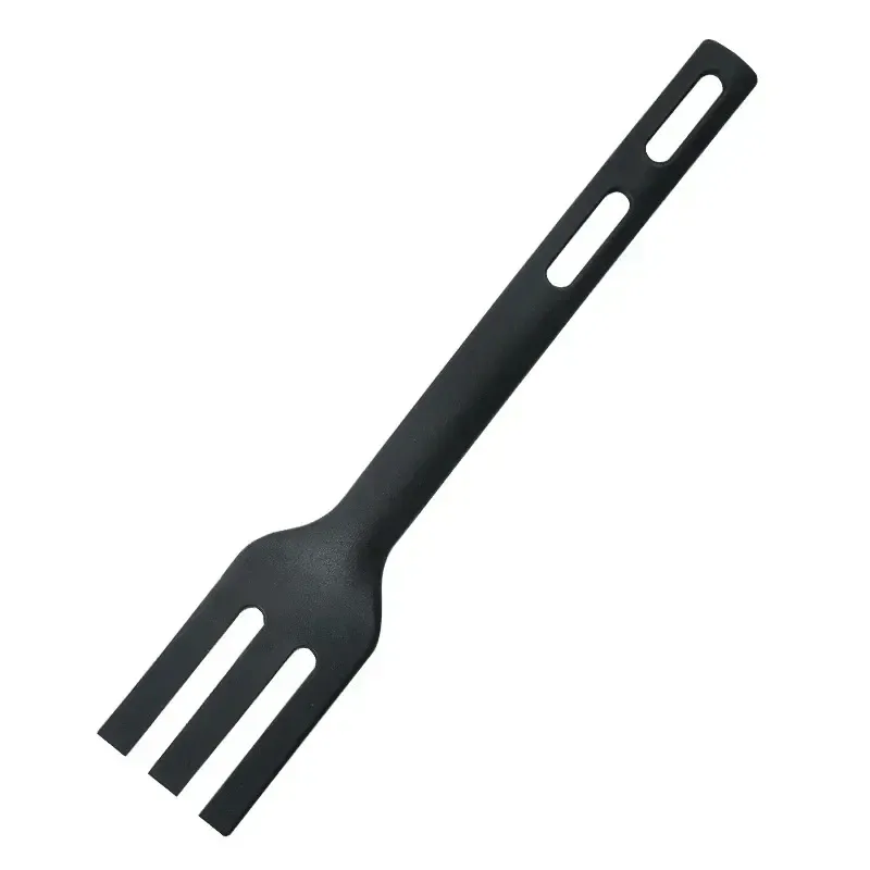 Ensemble de 3 ustensiles de cuisine en nylon pour enfants : cuillère, fourchette et pelle à fente rotative 11